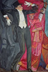 Portret van de producent Vsevolod Emilievich Meyerhold (1874-1940), 1916